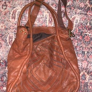 LARGE Leather Shoulder Bag